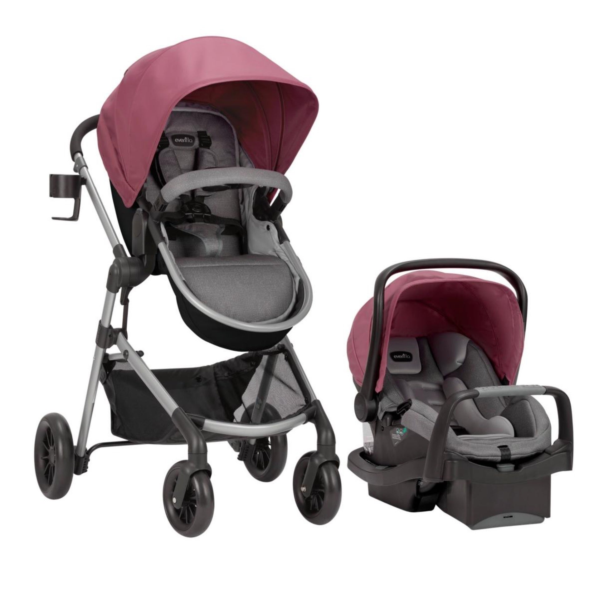 EvenFLO Pivot Modular Travel System with Safemax Infant Car Seat